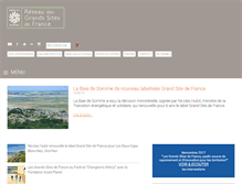 Tablet Screenshot of grandsitedefrance.com